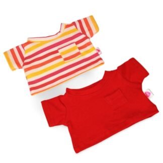 Set playeras roja y rayas