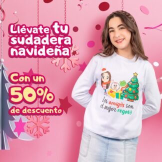 Sudadera Blanca Navidad